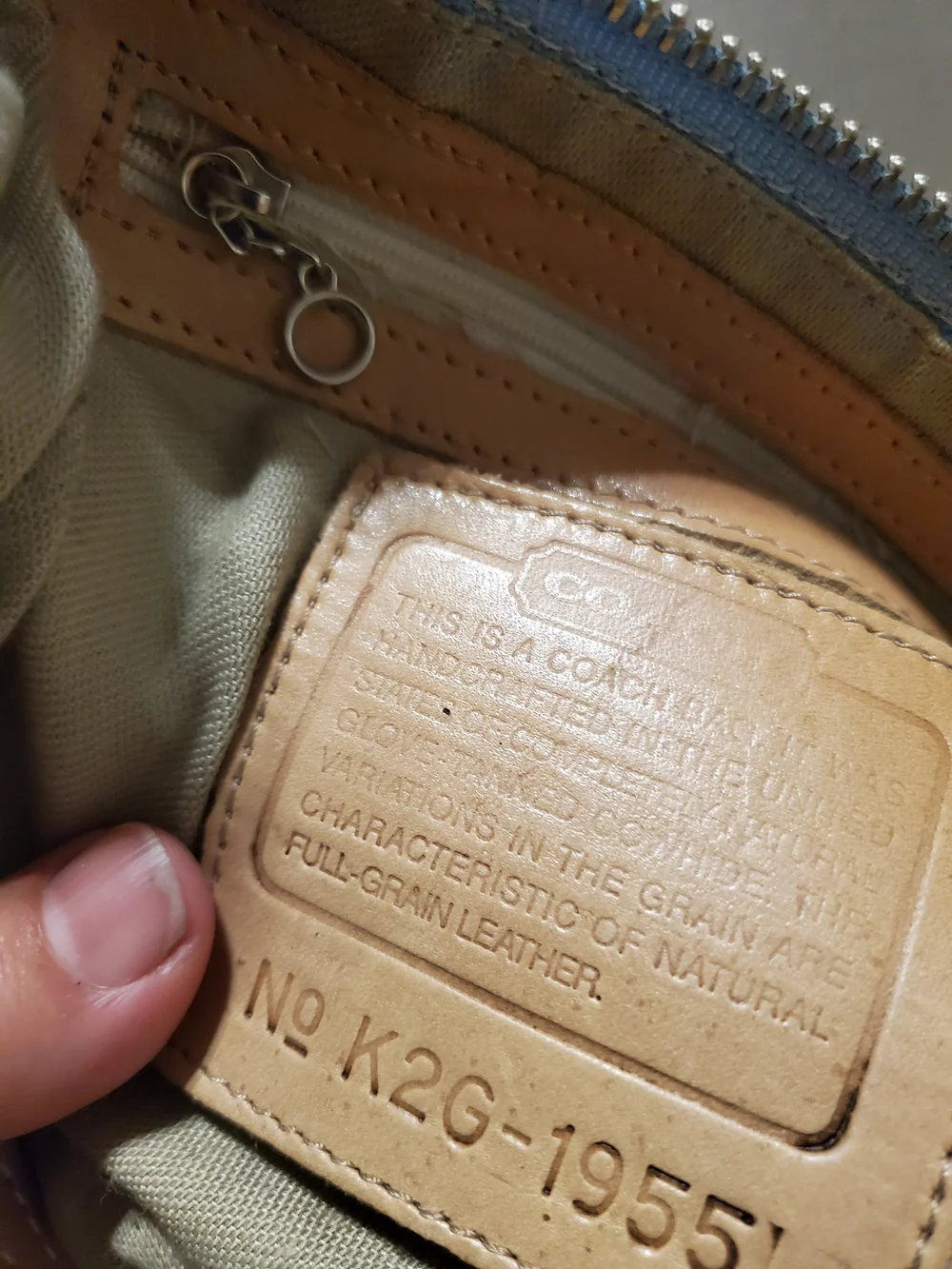 Y2k Coach Blue Signature Canvas and Tan Leather Shoulder Bag